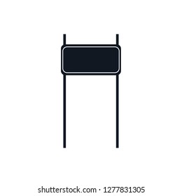 crossroad street and road direction icon