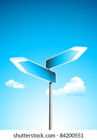 Crossroads sign