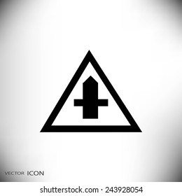Crossroads Sign icon
