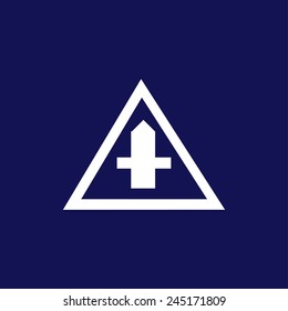 Crossroads Sign icon