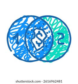 cross-sectional analysis doodle icon sketch vector. cross-sectional analysis sign. isolated symbol illustration