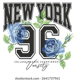 cross-stitch embroidery etamin nakış flower leaf varsity brush abstract rose lily orcid cupcake figure baseball icon slogan typography tee print new york 10 always palm springs food ethnic colourful 