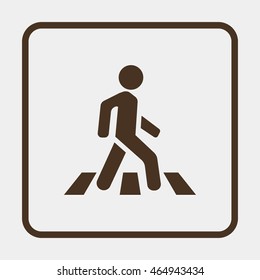 Crosswalk icon.