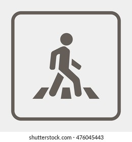 Crosswalk icon.