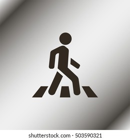 Crosswalk icon.
