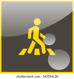 Crosswalk Icon.