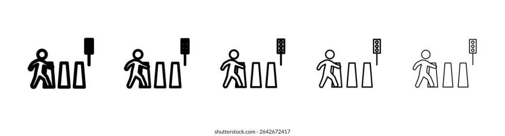 Icono de cruce aislado Vector sobre fondo blanco