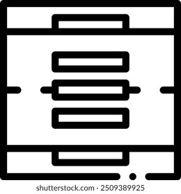 Icono de paso peatonal. Diseño De Estilo Lineal Delgado Aislado Sobre Fondo Blanco