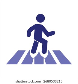 Iconos de cruce. Vector de color simple