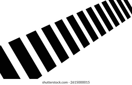 Crosswalk lines. pedestrian crossing icon. zebra crossing. vector illustration, crossover isolated on white background. Vector Illustration . EPS 10 .