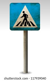Crosswalk sign eps10