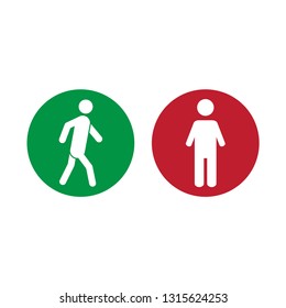 Crosswalk sign vector 