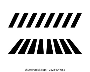 crosswalk symbol icon design vector isolated transparent background