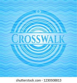 Crosswalk water emblem.