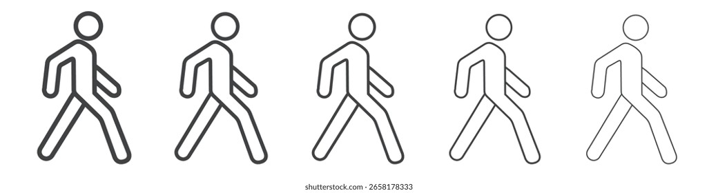 Icono de signo de cruce Símbolo de ilustración delgada plana