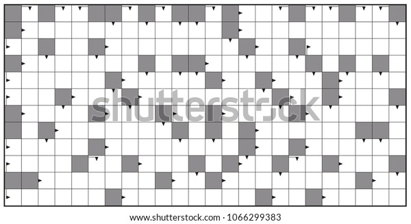 Blank Crossword Puzzle Template from image.shutterstock.com