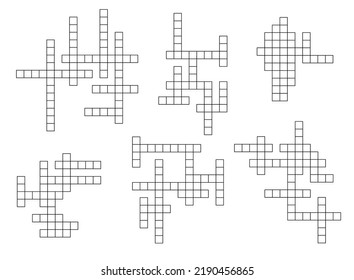 3,548 Crossword Grid Images, Stock Photos & Vectors 