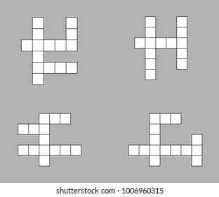 Crossword icon. Puzzle sign vector illustration