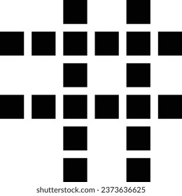 crossword icon - vector illustration EPS 10, flat design icon
