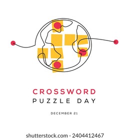 Crossword Puzzle Day, held on 21 December.