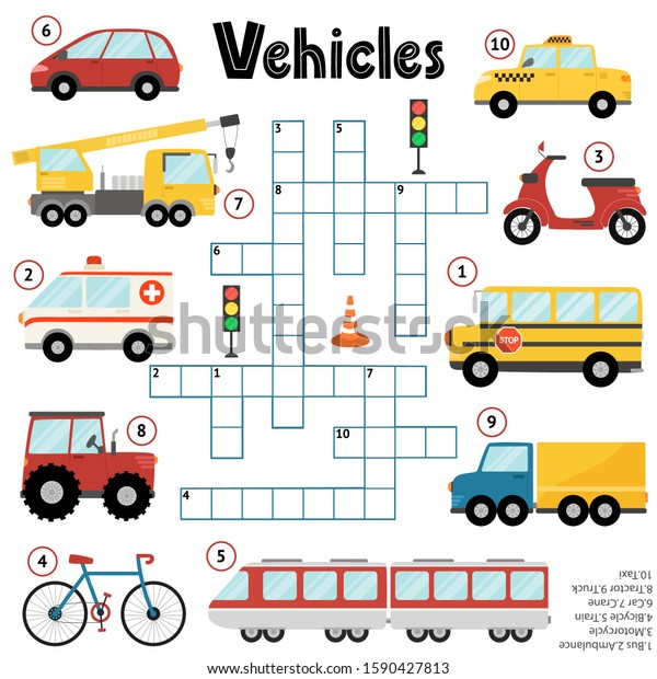 Moving vehicles crossword