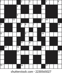 Crossword and word fill square 
