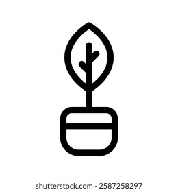 Croton Icon Vector Symbol Design Illustration