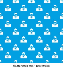 Croupier pattern vector seamless blue repeat for any use