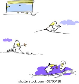 Crow comic strip