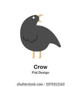 crow flat icon