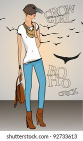 Crow girl
