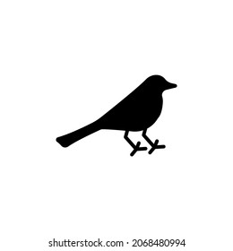 Crow. Crow Icon. Illustration Vector Graphic Of Crow. 