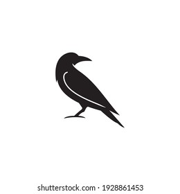 crow icon symbol sign vector