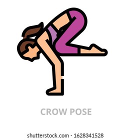 Crow icon for website, application, printing, document, poster design, etc.
