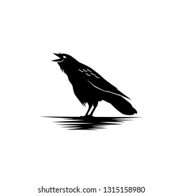 crow logo design