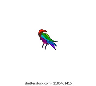 Crow Logo Template Design Vector