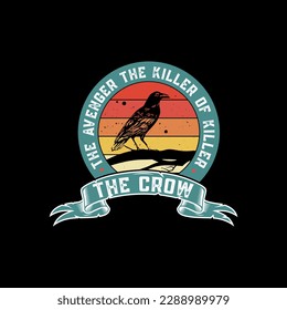 The Crow Summer Vibe T-Shirt Vintage Design