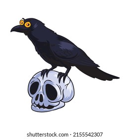 Crow vector design. Vector design download.