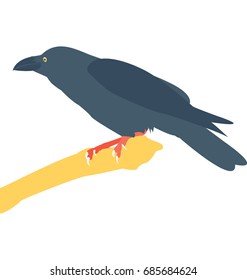 
Crow Vector Icon 
