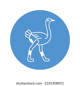 Crow Vector icon which can easily modify or edit

