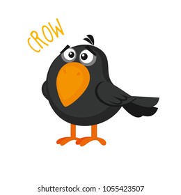 Crow Vector illustration isolated