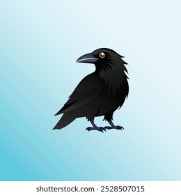 Crow Vector Logo Design Free Download