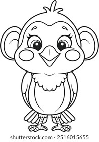 crow vector, Crow or raven cartoon icon