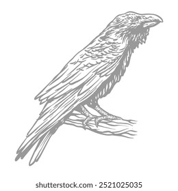 Crow Vintage Flower tshirt logo designs