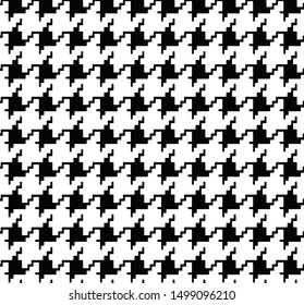 Crowbar design. Black seamless pattern.
