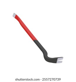 Crowbar, Farming Flat Vector Illustration