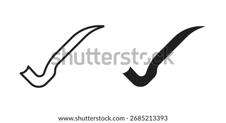 Crowbar icon vector sign symbol