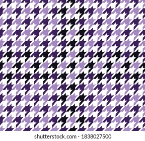 Crowbar Purple, Black Vector Pattern