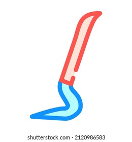 vector de icono de color de arma de grupo. signo de arma de la barra de trabajo. ilustración de símbolo aislado