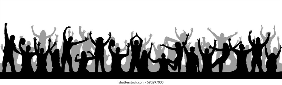 Crowd at concert  